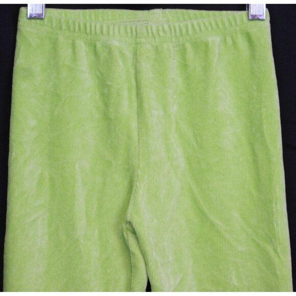 NWT 2004 Gymboree Hide & Seek Green Stretch Corduroy Leggings sz 5 Fall Pullon - Picture 2 of 6